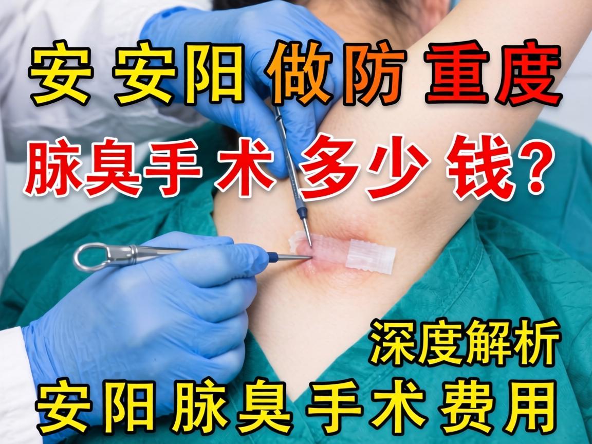在安阳做重度腋臭手术要多少钱？深度解析安阳腋臭手术费用