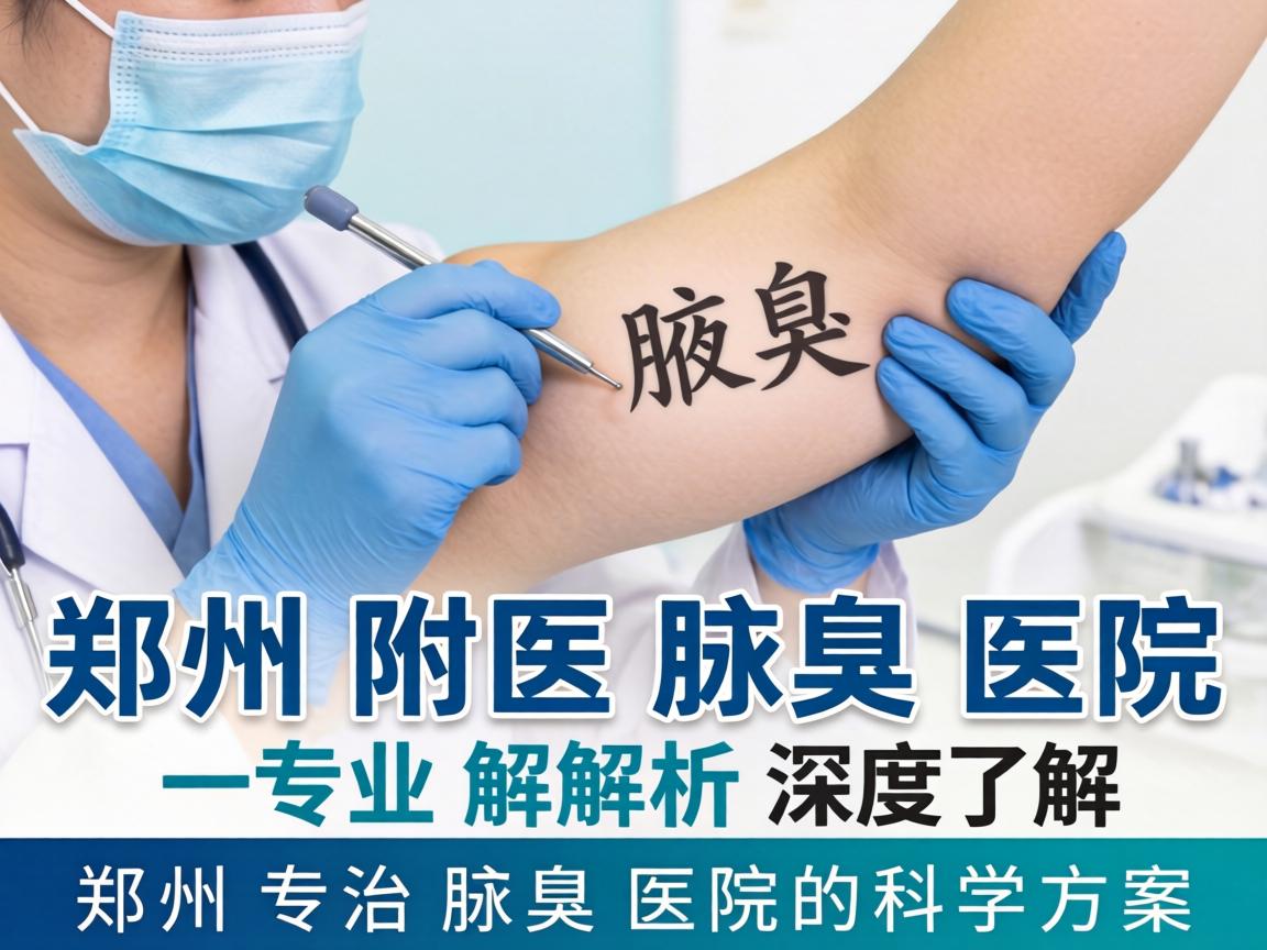郑州附医腋臭医院专业解析，深度了解郑州专治腋臭医院的科学方案