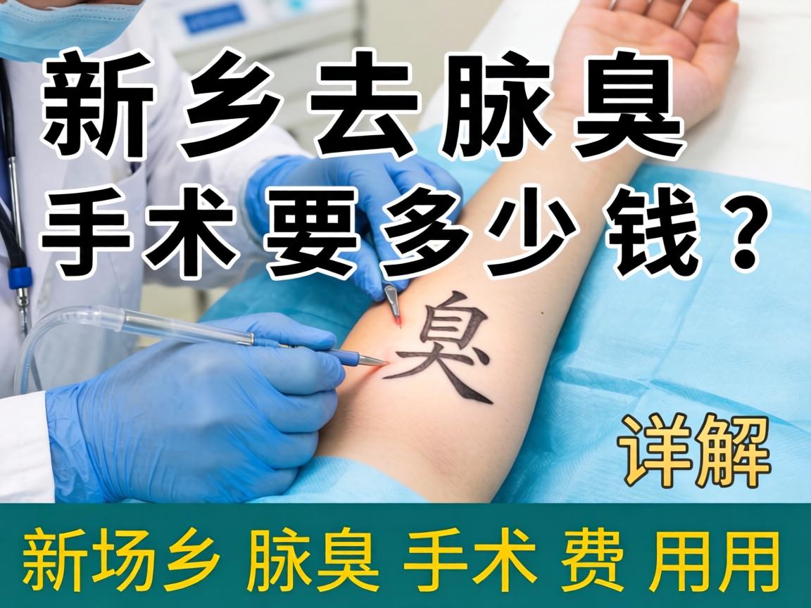 新乡去腋臭手术要多少钱？详解新乡腋臭手术费用