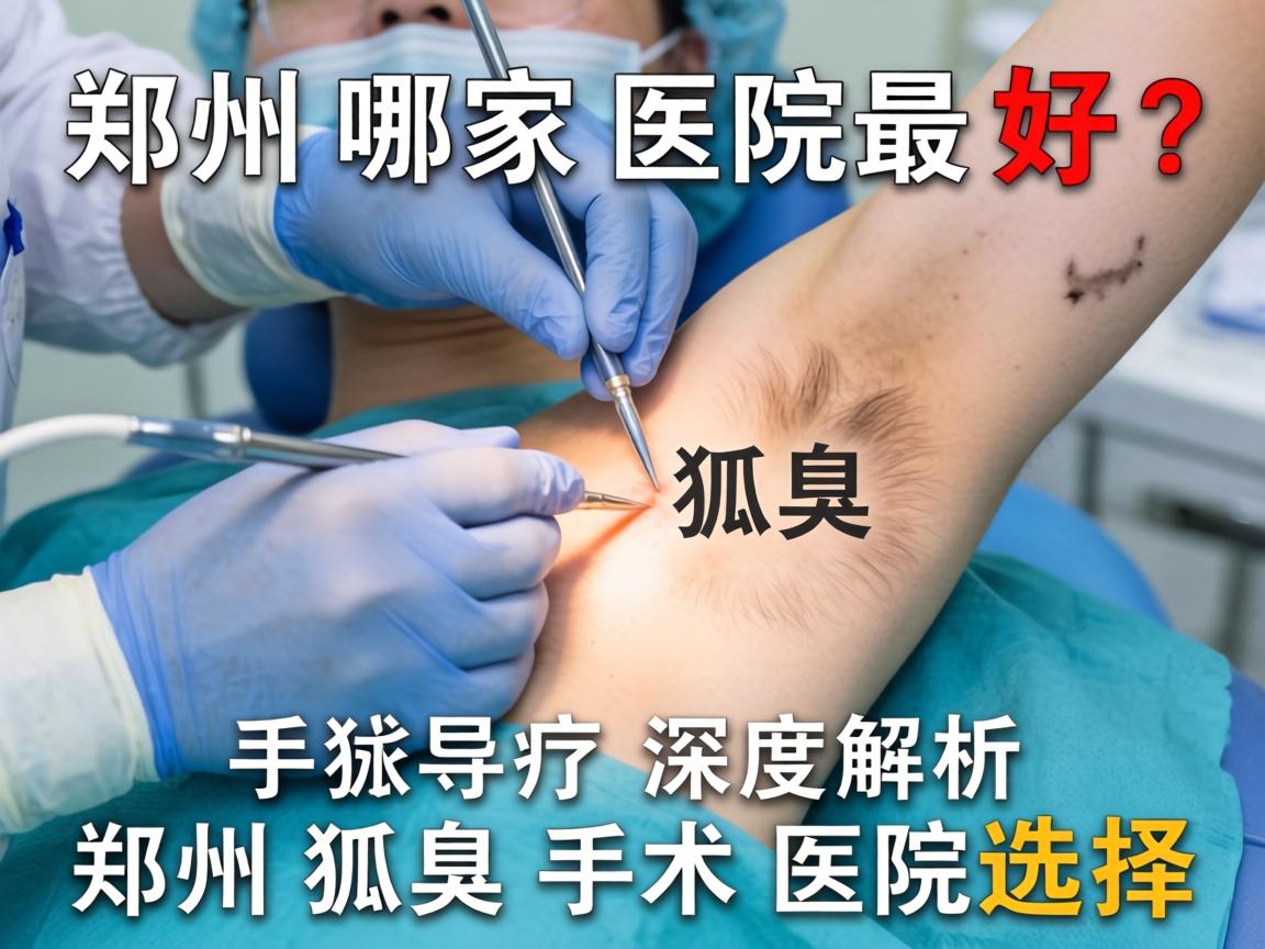 郑州狐臭手术哪家医院最好？深度解析郑州狐臭手术医院选择