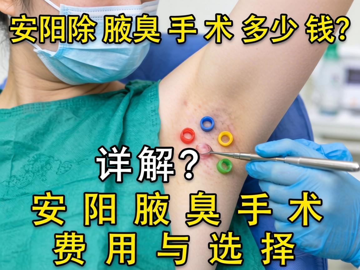 安阳除腋臭手术多少钱?详解安阳腋臭手术费用与选择 安阳除腋臭手术多少钱?详解安阳腋臭手术费用与选择