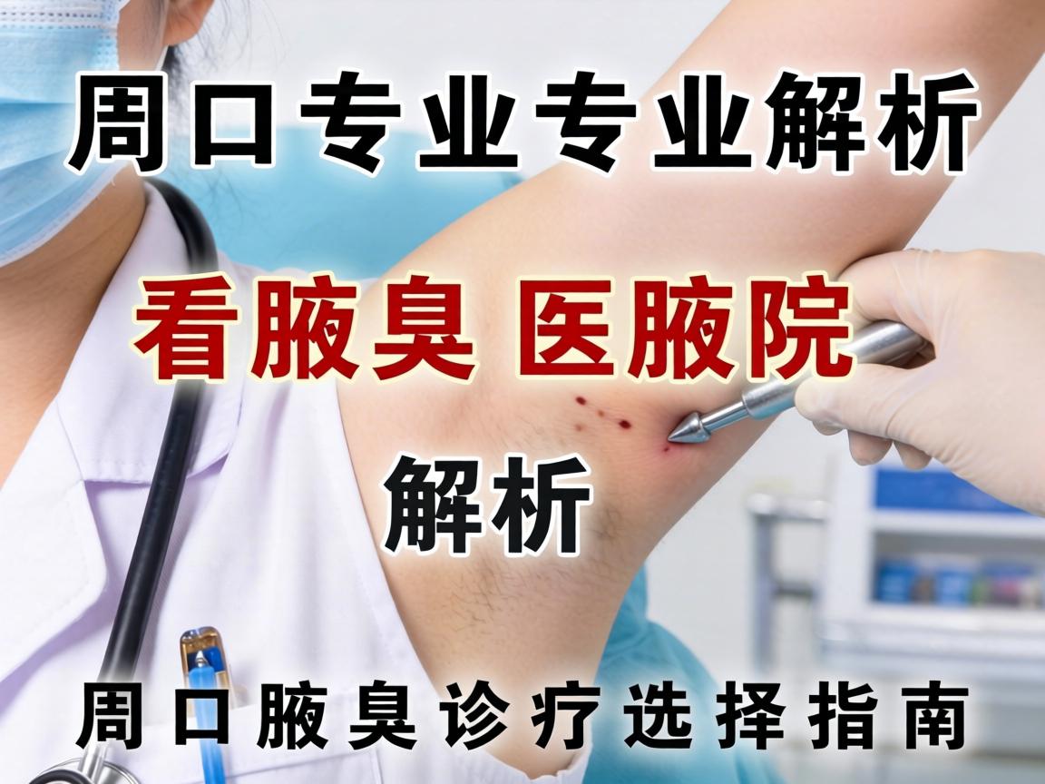 周口专业看腋臭医院解析，周口腋臭诊疗选择指南