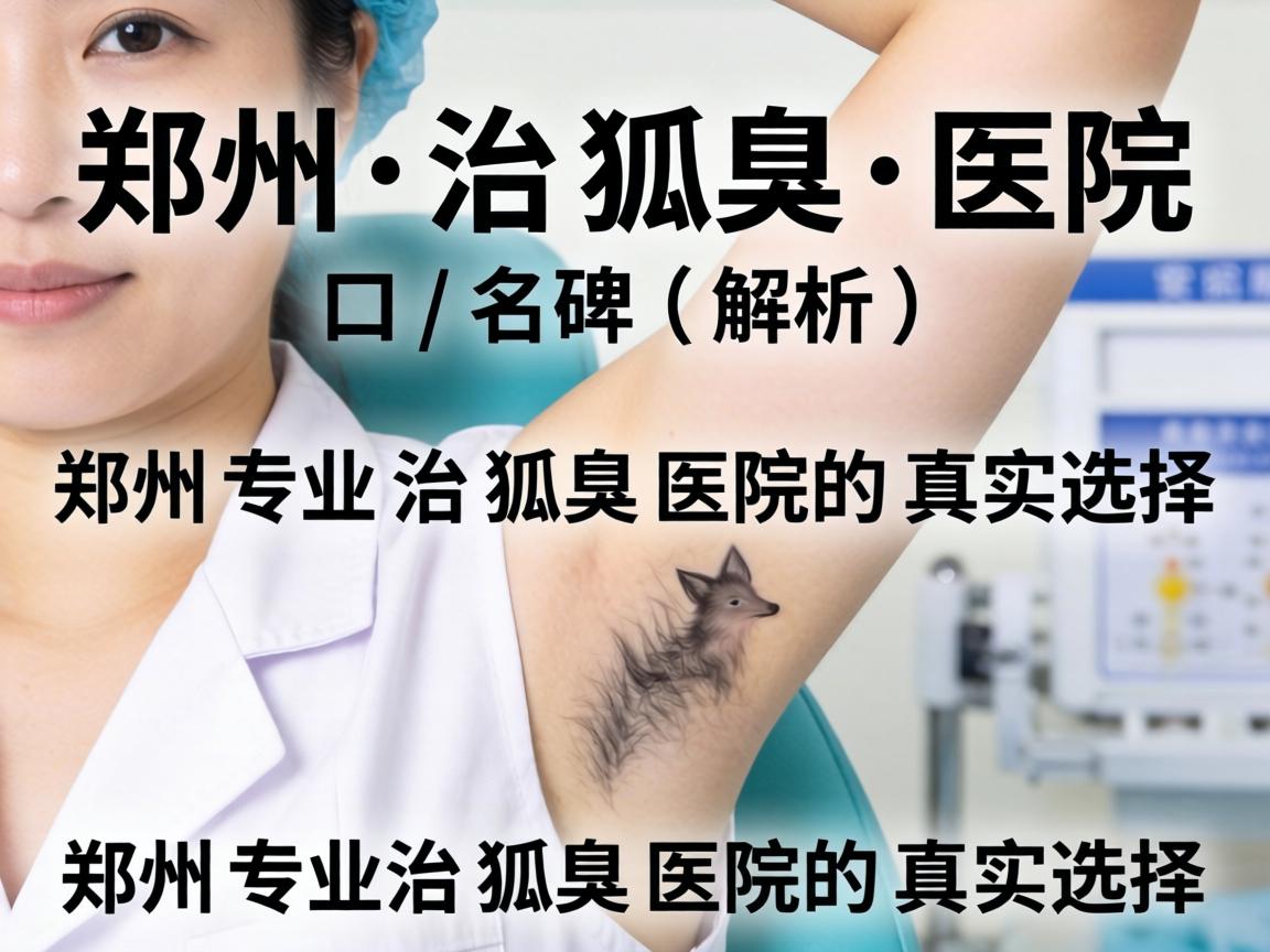 郑州治狐臭医院口碑解析，郑州专业治狐臭医院的真实选择