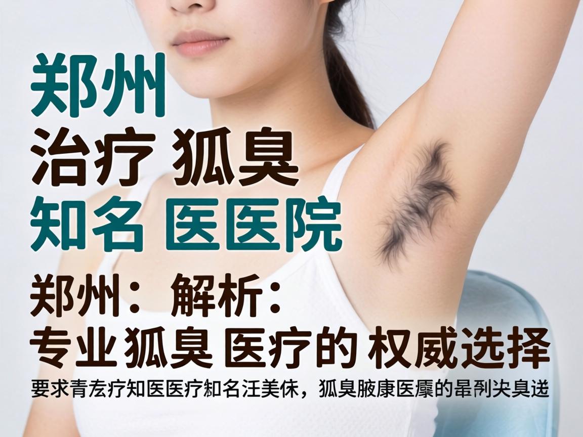 郑州治疗狐臭知名医院解析，郑州专业狐臭医疗的权威选择