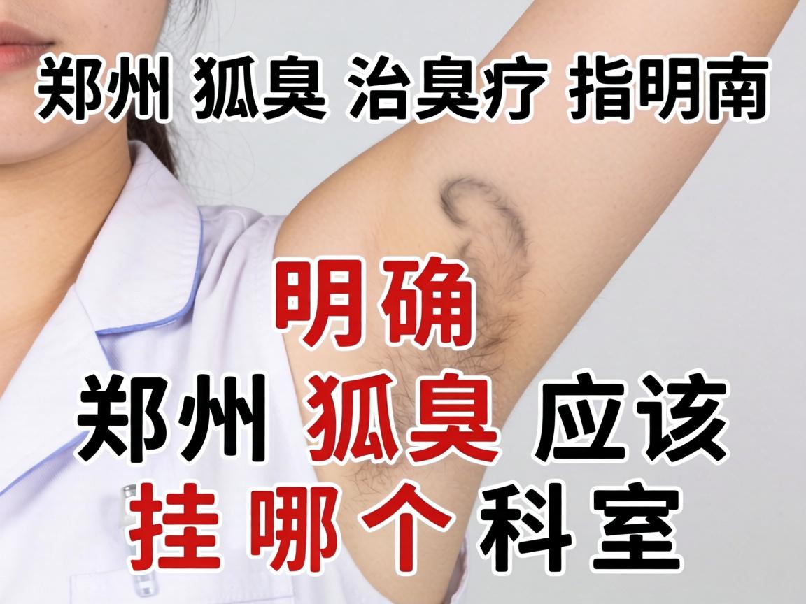 郑州狐臭治疗指南，明确郑州狐臭应该挂哪个科室