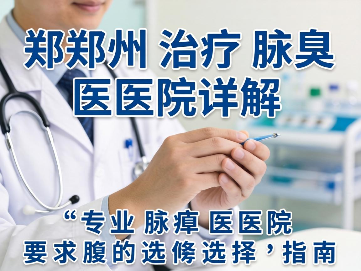 郑州治疗腋臭医院详解，专业腋臭医院的选择指南