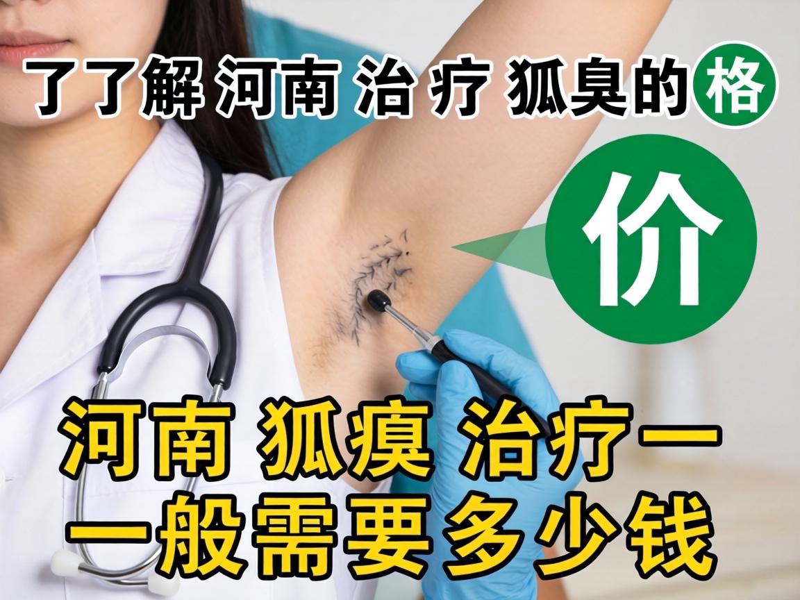 了解河南治疗狐臭的价格 河南狐臭治疗一般需要多少钱