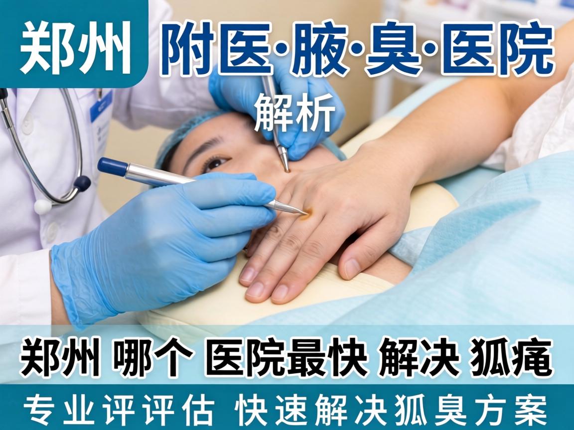 郑州附医腋臭医院解析，郑州哪个医院最快解决狐臭，专业评估快速解决狐臭方案
