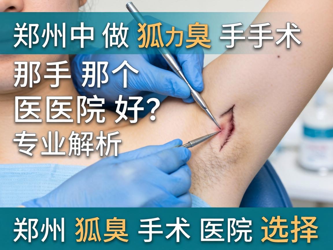 郑州做狐臭手术那个医院好？专业解析郑州狐臭手术医院选择