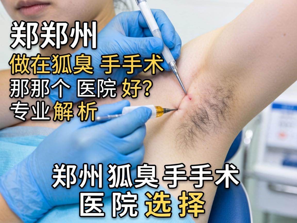郑州做狐臭手术那个医院好？专业解析郑州狐臭手术医院选择