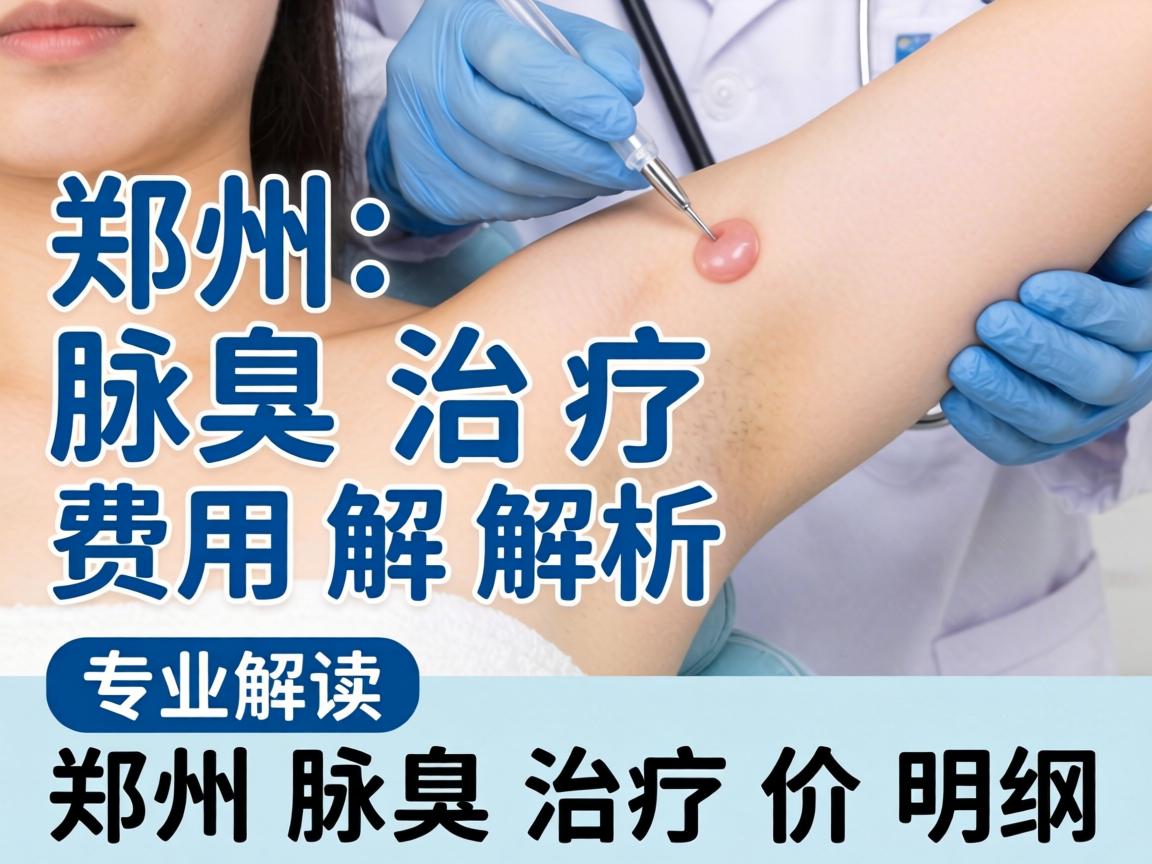 郑州腋臭治疗费用解析，专业解读郑州腋臭治疗价格明细