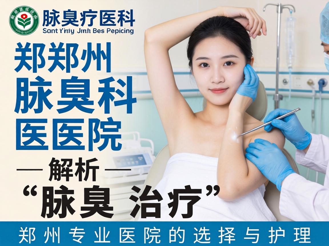 郑州腋臭科医院解析腋臭治疗，郑州专业医院的选择与护理