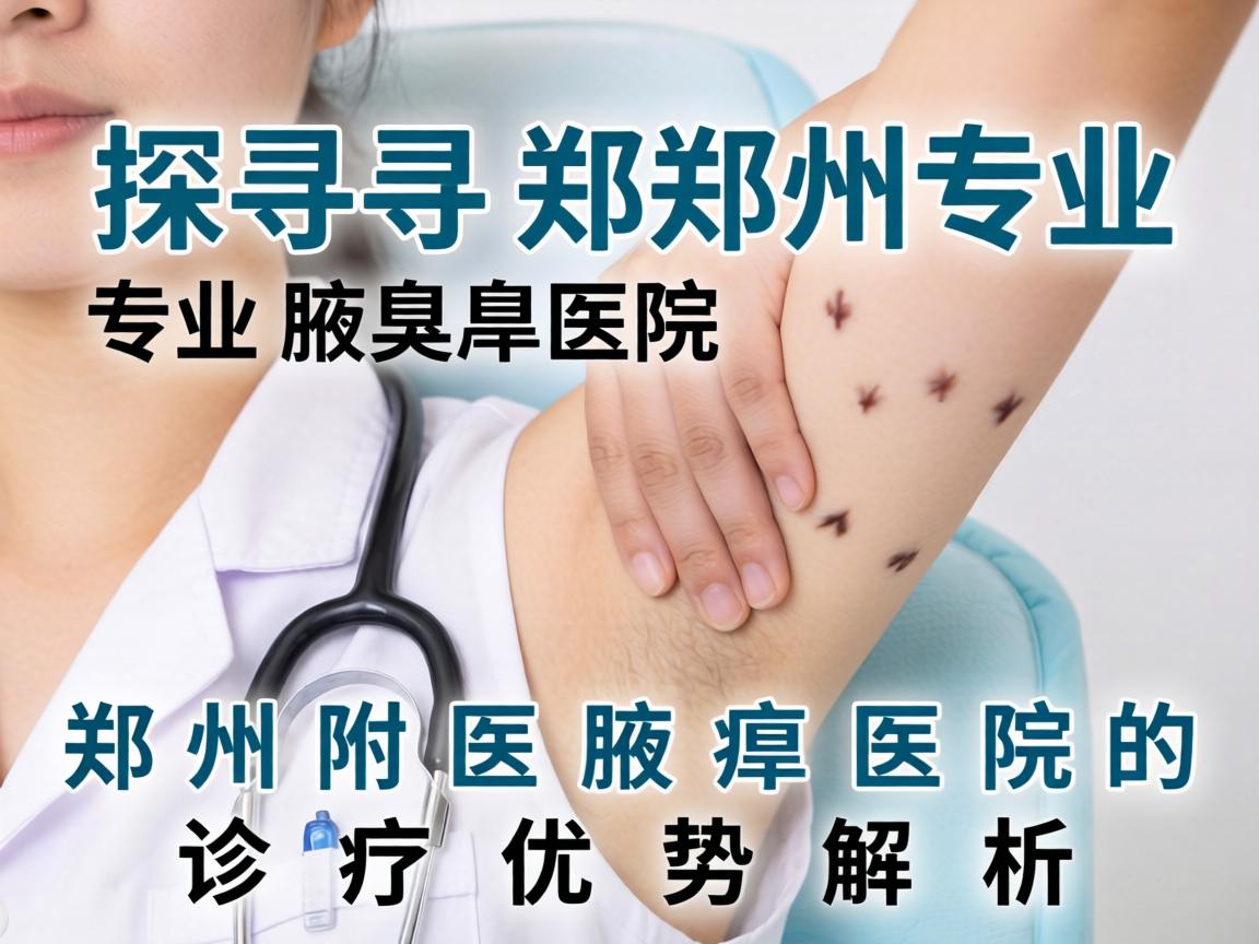 探寻郑州专业腋臭医院，郑州附医腋臭医院的诊疗优势解析