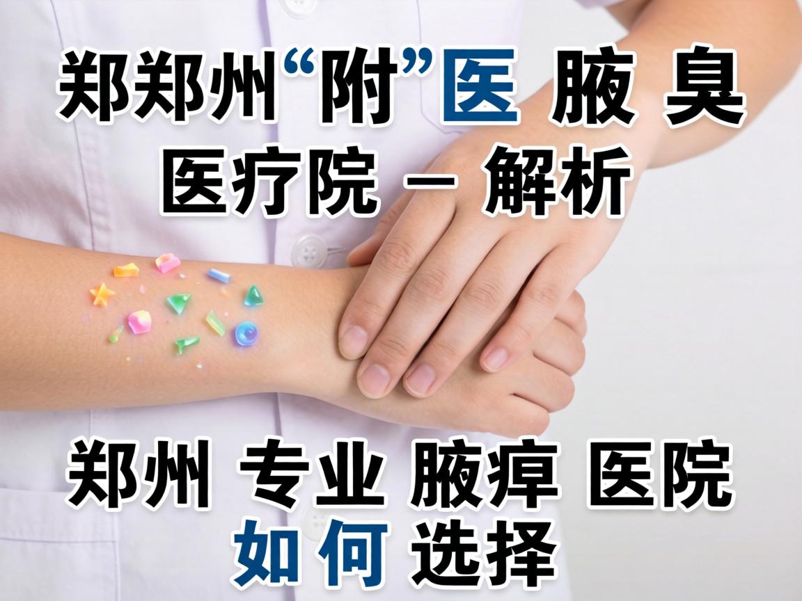 郑州附医腋臭医院解析，郑州专业腋臭医院如何选择