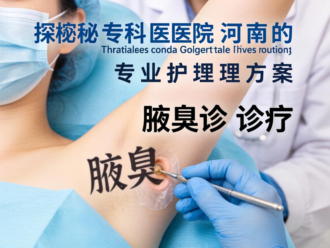 探秘腋臭诊疗，腋臭专科医院河南的专业护理方案