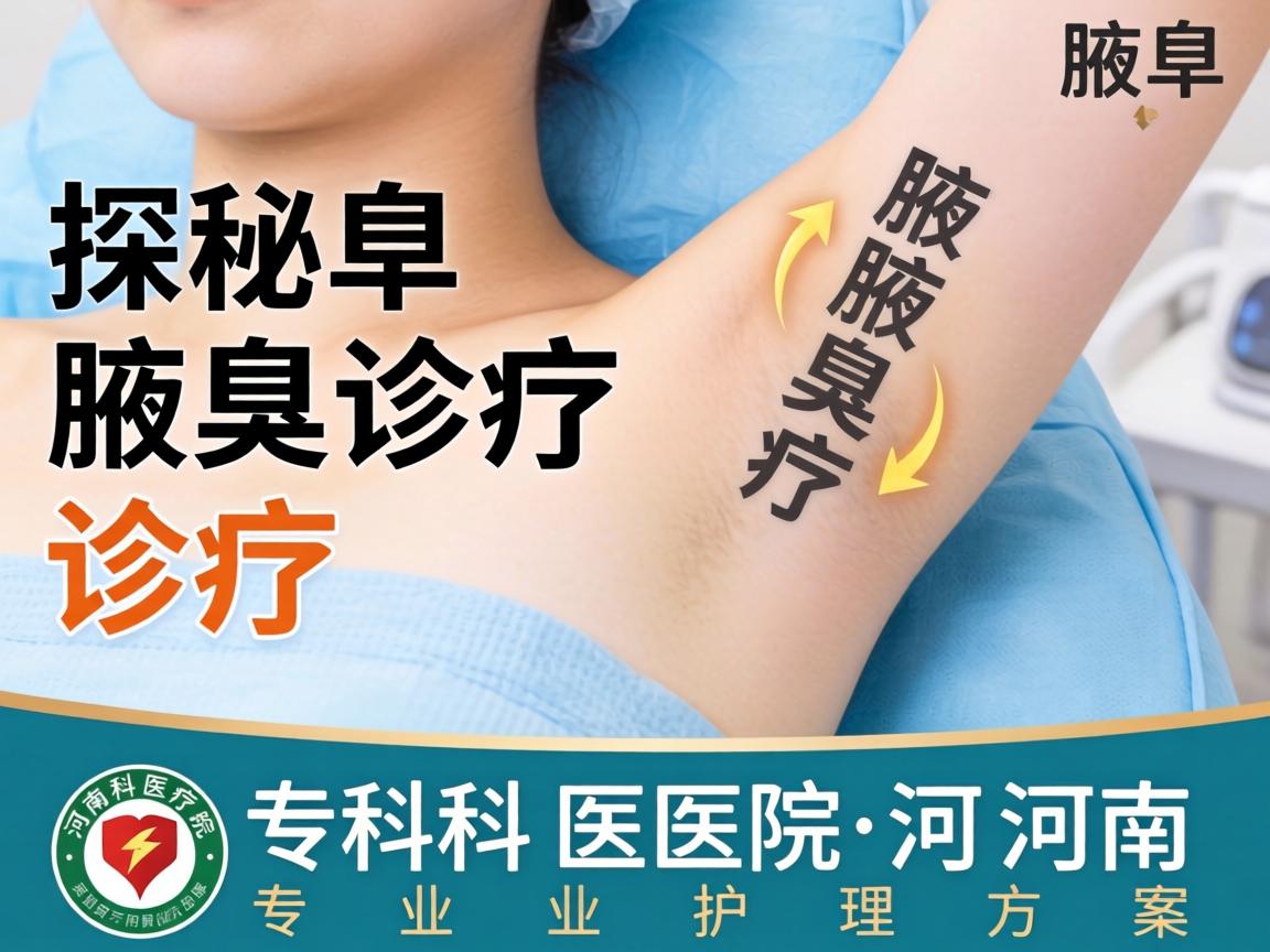 探秘腋臭诊疗，腋臭专科医院河南的专业护理方案