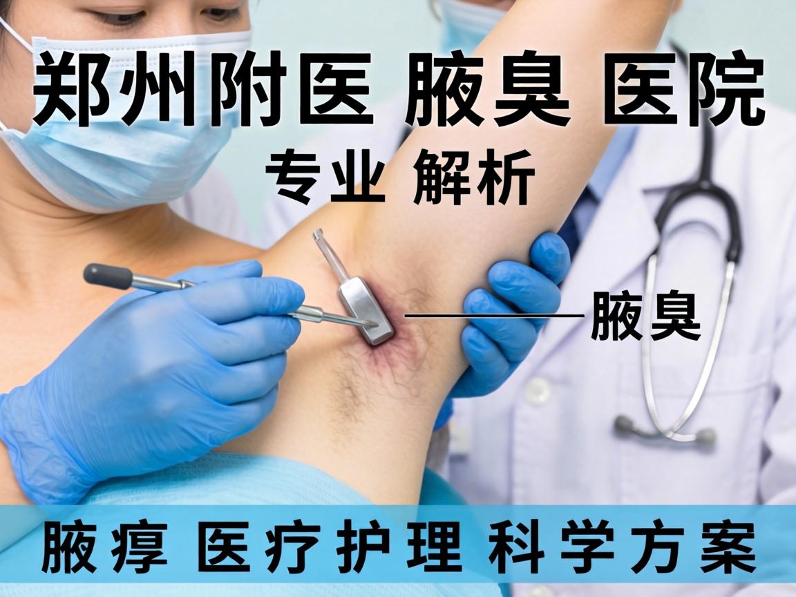 郑州附医腋臭医院专业解析，腋臭医疗护理的科学方案