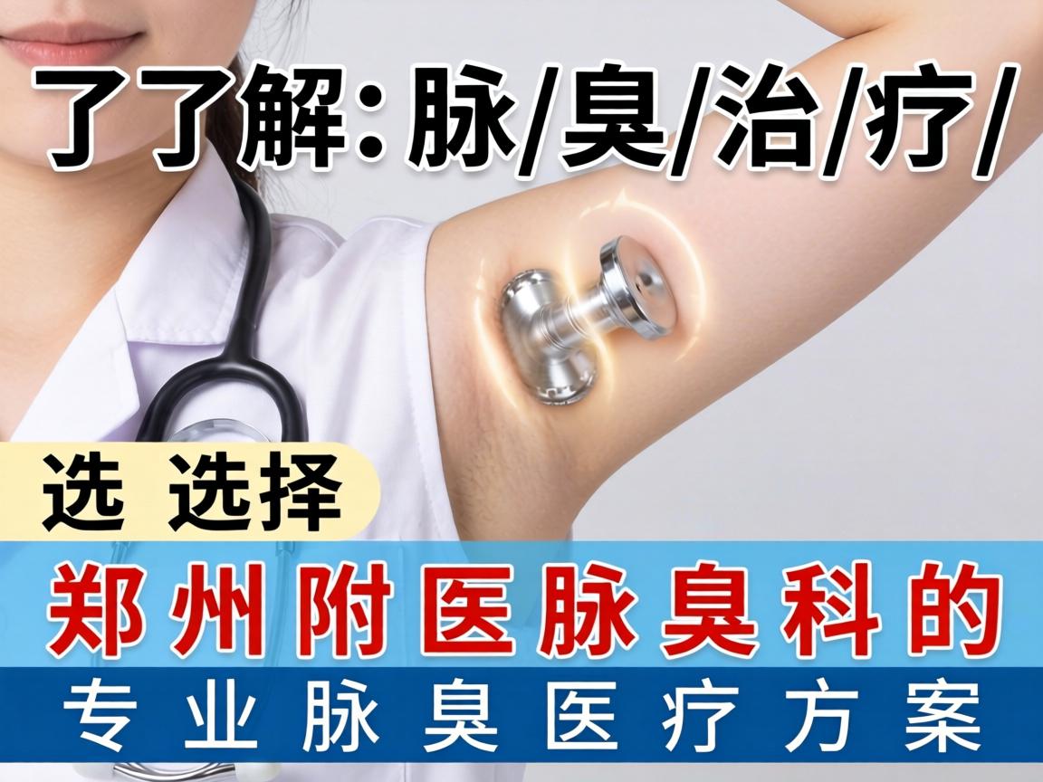 了解腋臭治疗，选择郑州附医腋臭科的专业腋臭医疗方案
