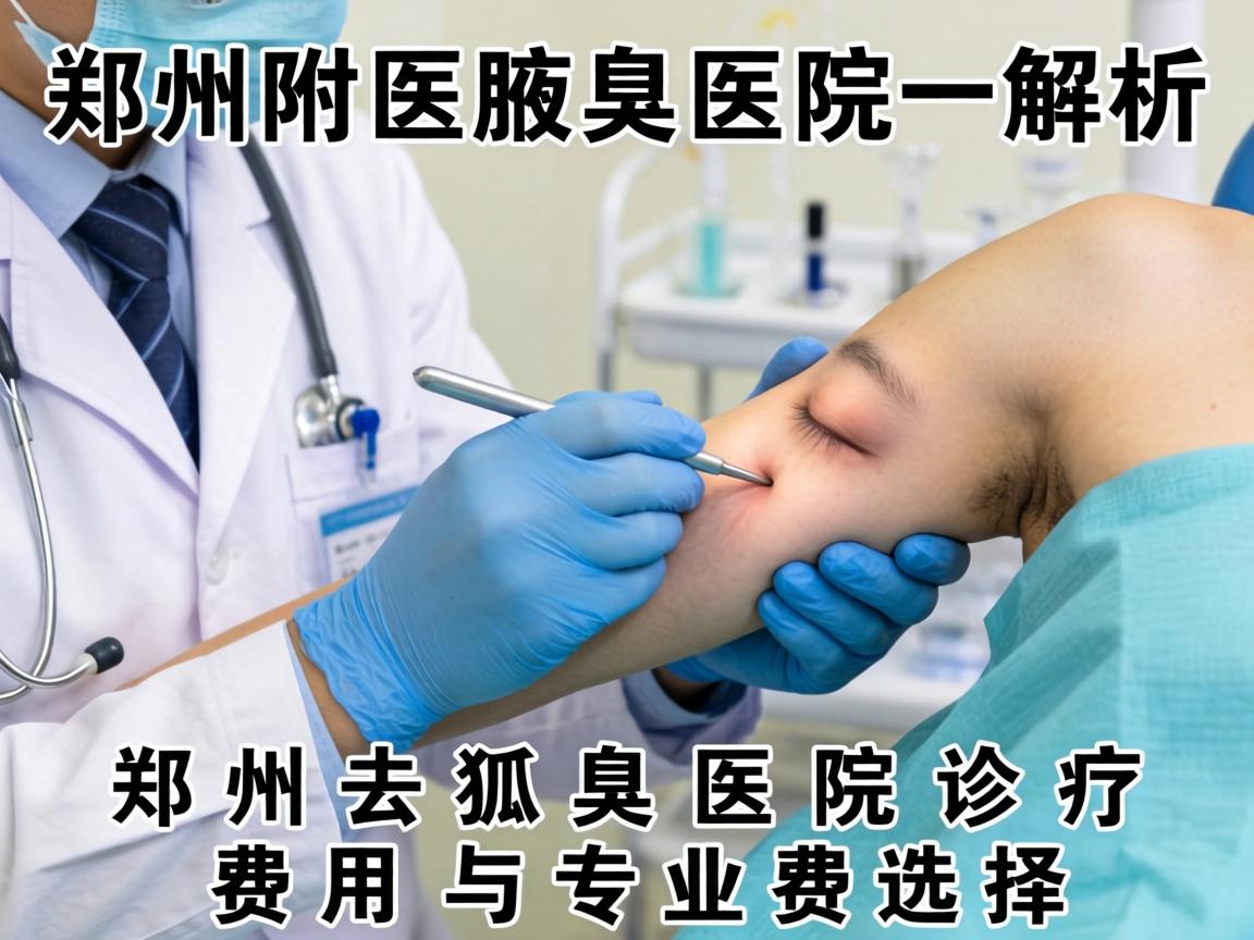 郑州附医腋臭医院解析，郑州去狐臭医院诊疗费用与专业选择