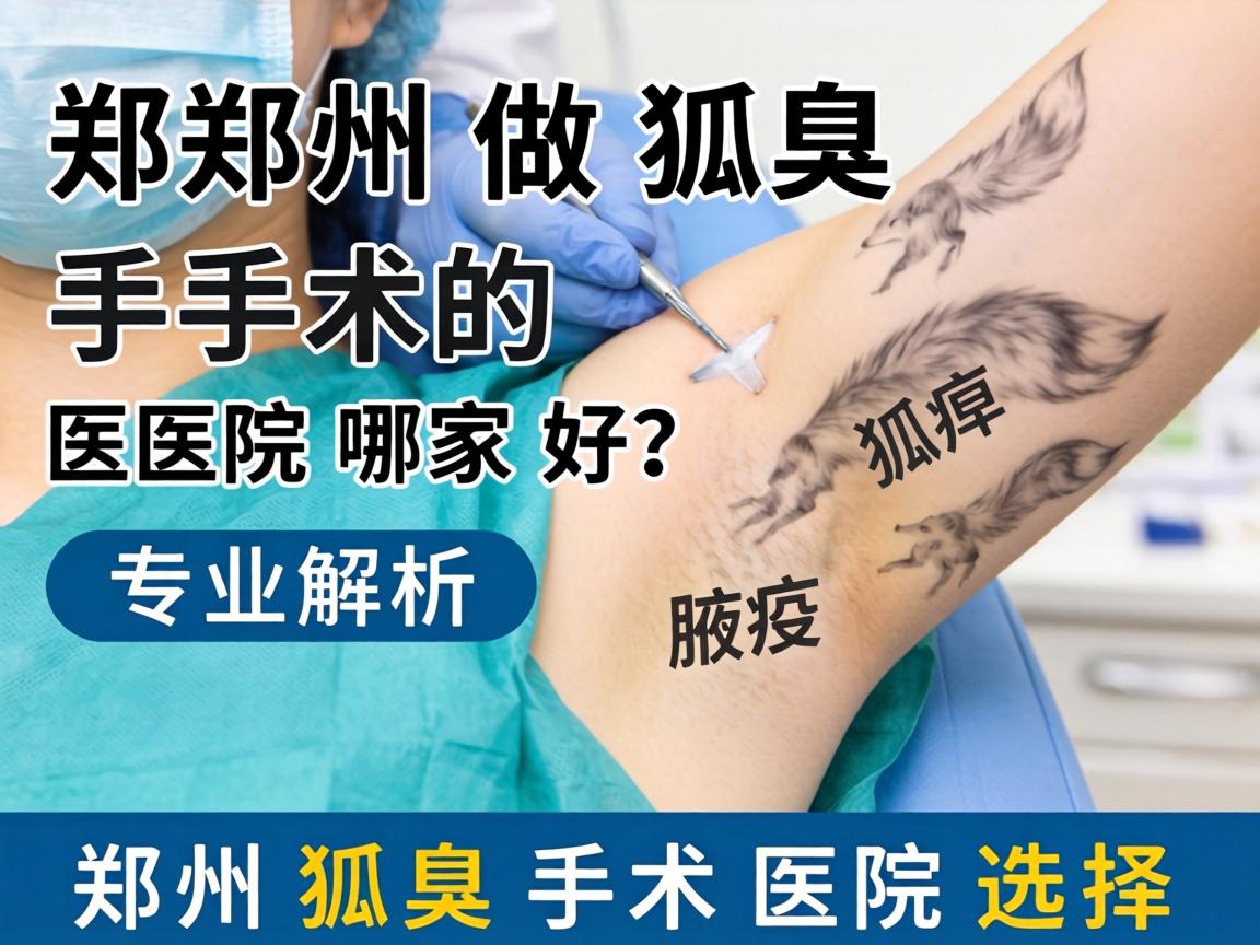 郑州做狐臭手术的医院哪家好？专业解析郑州狐臭手术医院选择