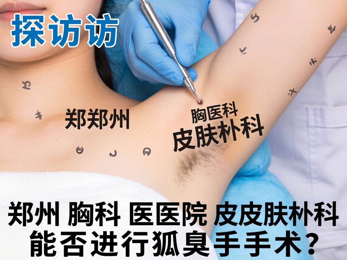 探访郑州胸科医院皮肤科，郑州胸科医院皮肤科能否进行狐臭手术？