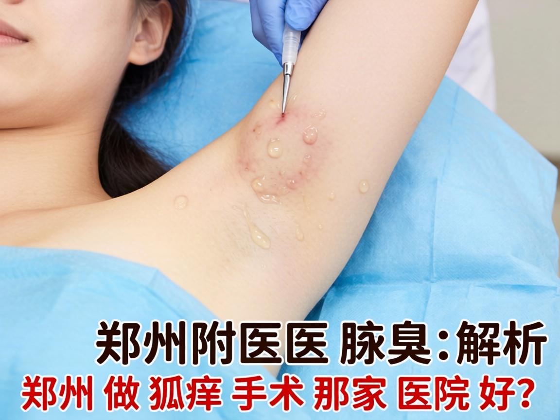 郑州附医腋臭医院解析，郑州做狐臭手术那家医院好？