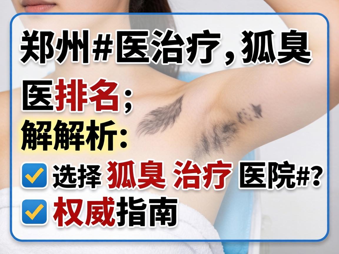 郑州治疗狐臭医院排名解析，选择狐臭治疗医院的权威指南