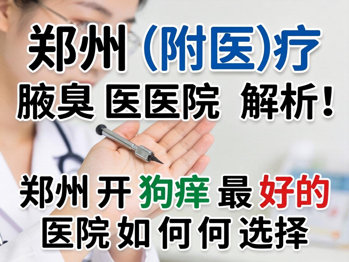 郑州附医腋臭医院解析，郑州开狐臭最好的医院如何选择