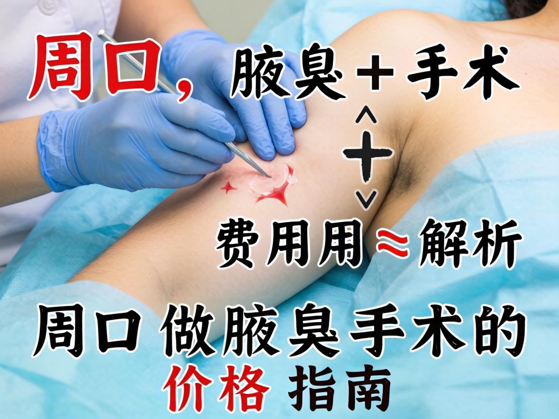 周口腋臭手术费用解析，周口做腋臭手术的价格指南