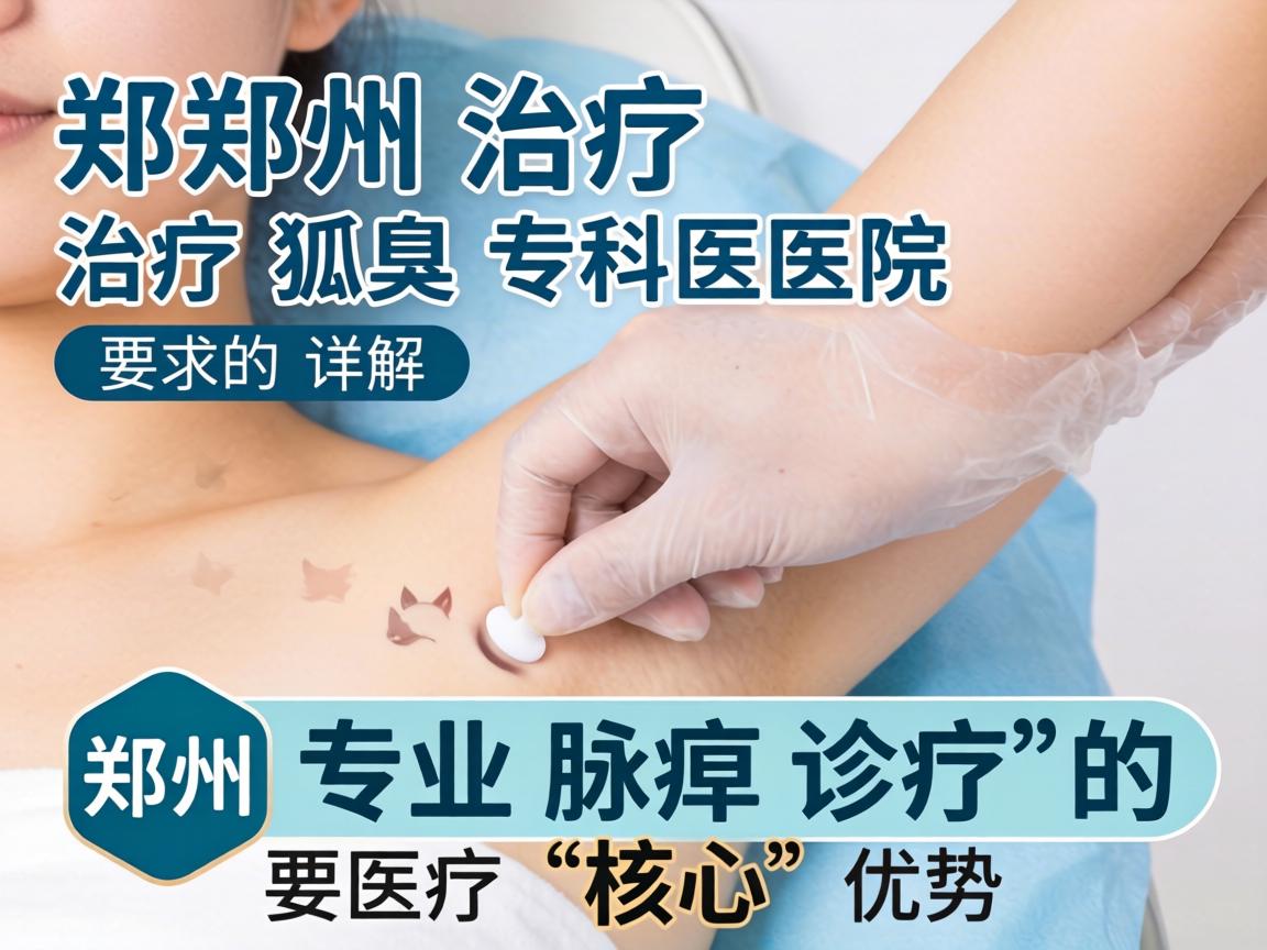 郑州治疗狐臭专科医院详解，郑州专业腋臭诊疗的核心优势