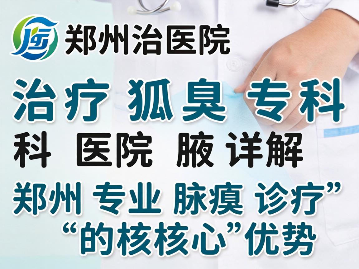 郑州治疗狐臭专科医院详解，郑州专业腋臭诊疗的核心优势