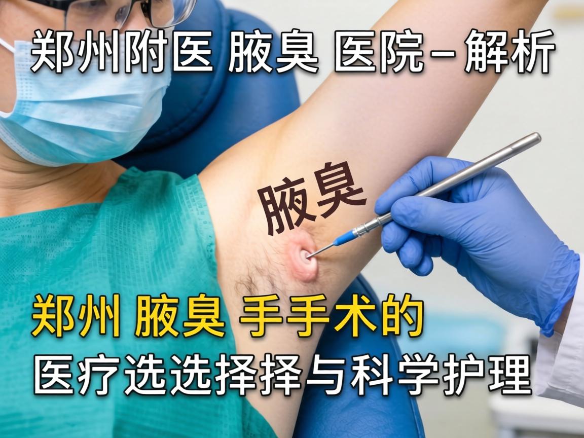 郑州附医腋臭医院解析，郑州腋臭手术的医疗选择与科学护理