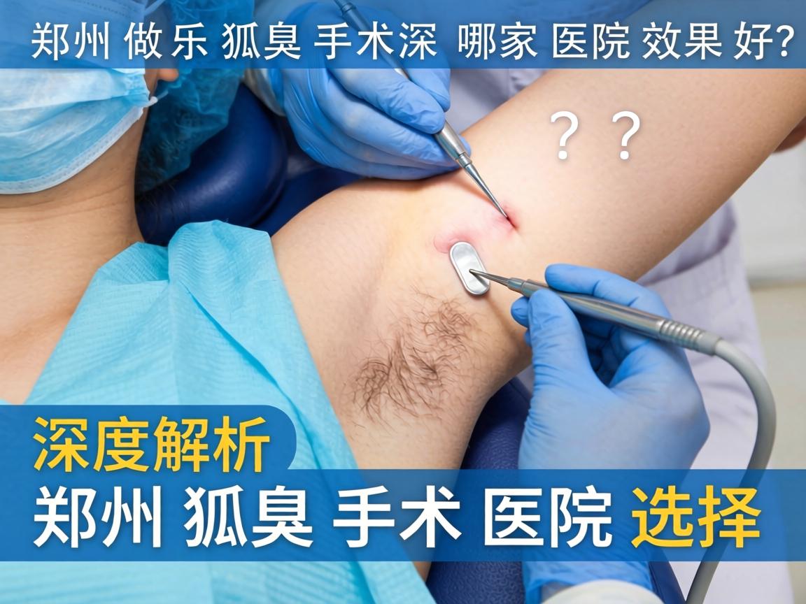郑州做狐臭手术哪家医院效果好？深度解析郑州狐臭手术医院选择