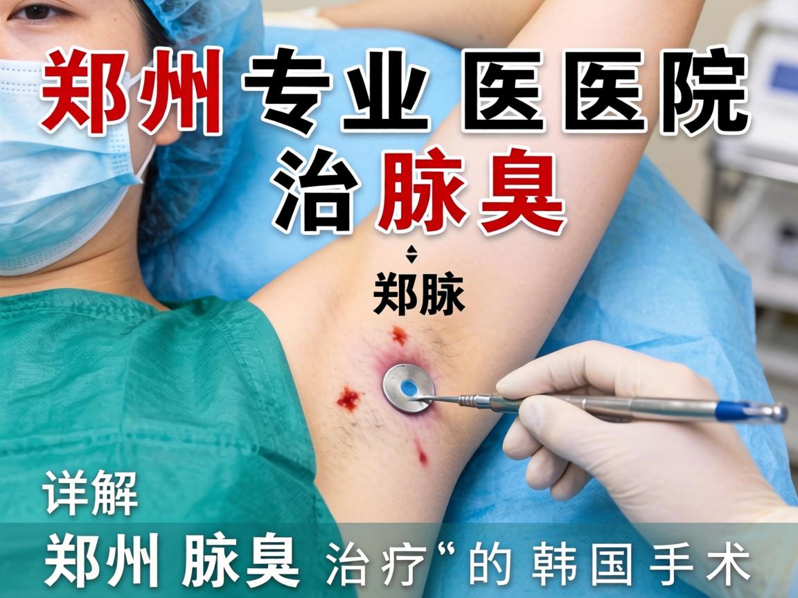 郑州专业医院治腋臭 详解郑州腋臭治疗的韩国手术