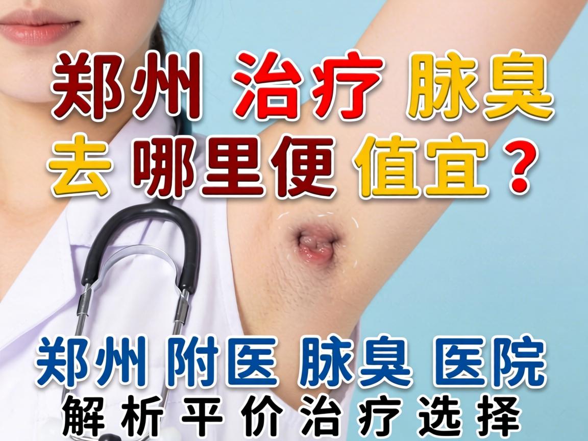 郑州治疗腋臭去哪里便宜？郑州附医腋臭医院解析平价治疗选择