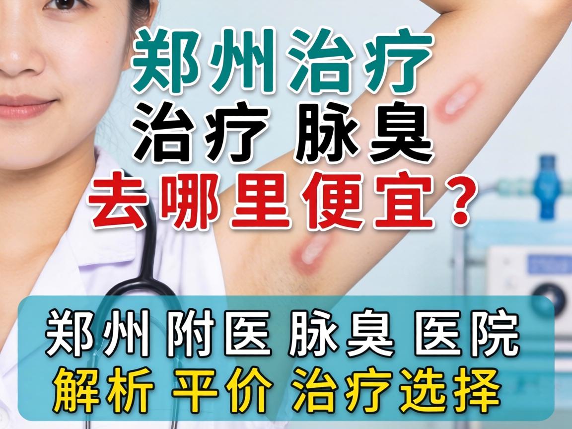 郑州治疗腋臭去哪里便宜？郑州附医腋臭医院解析平价治疗选择