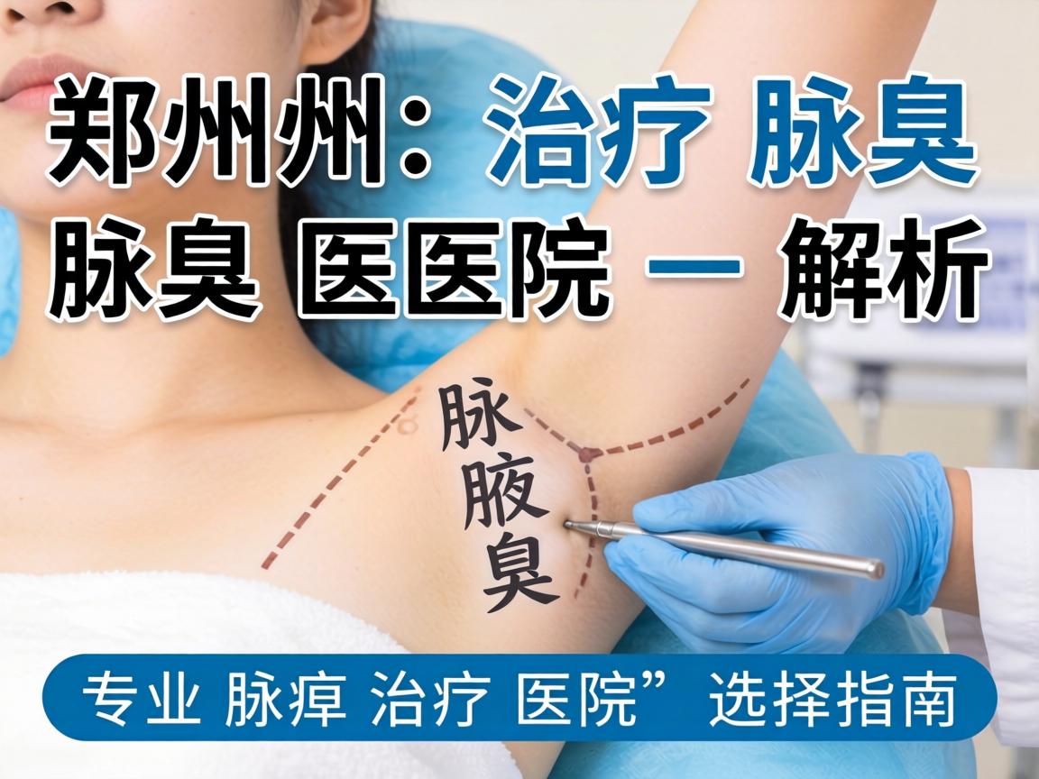 郑州治疗腋臭医院解析，专业腋臭治疗医院的选择指南