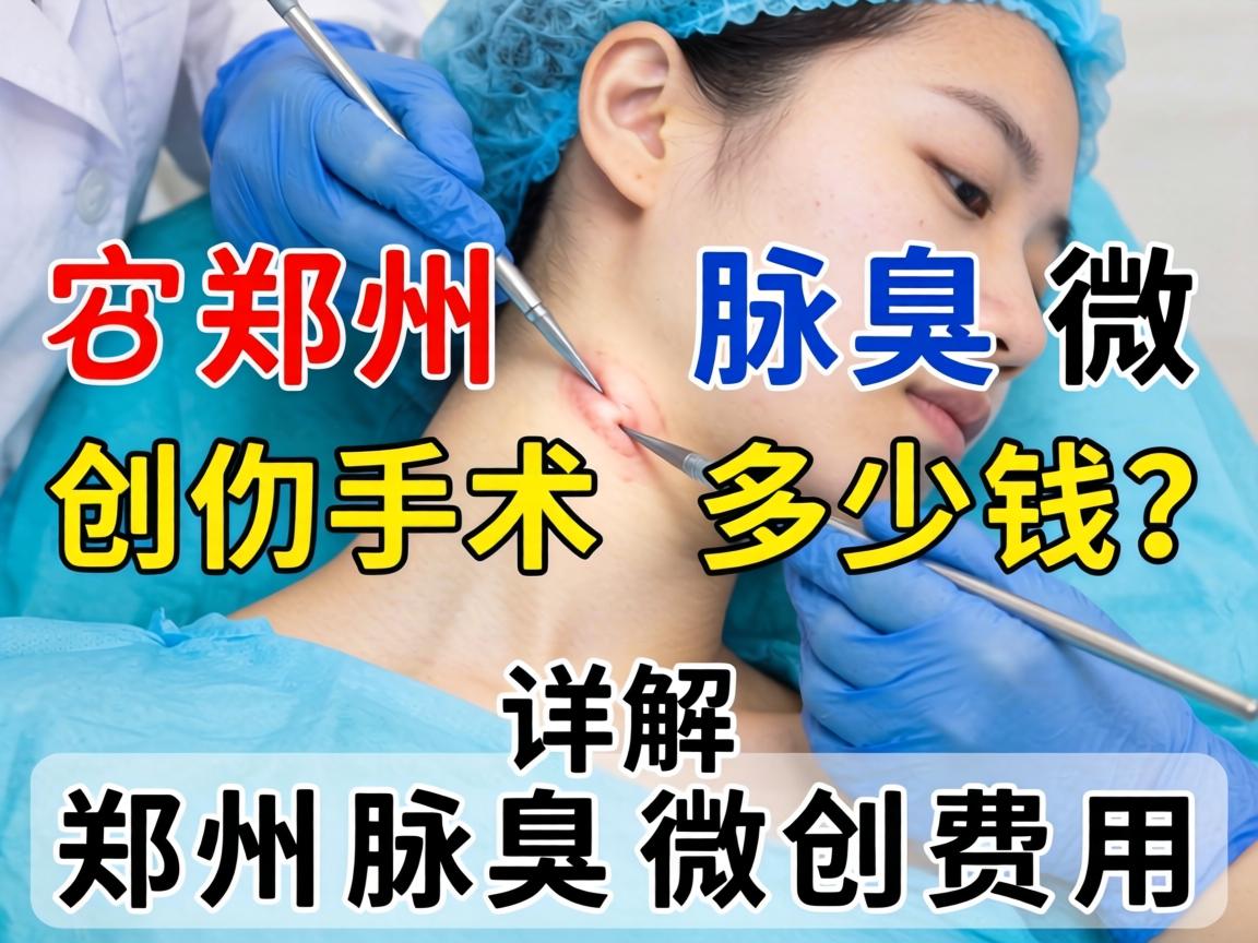 郑州腋臭微创手术多少钱？详解郑州腋臭微创费用