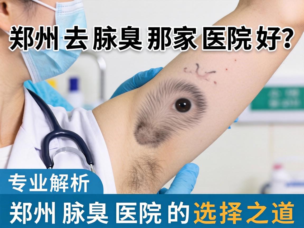 郑州去腋臭那家医院好？专业解析郑州腋臭医院的选择之道