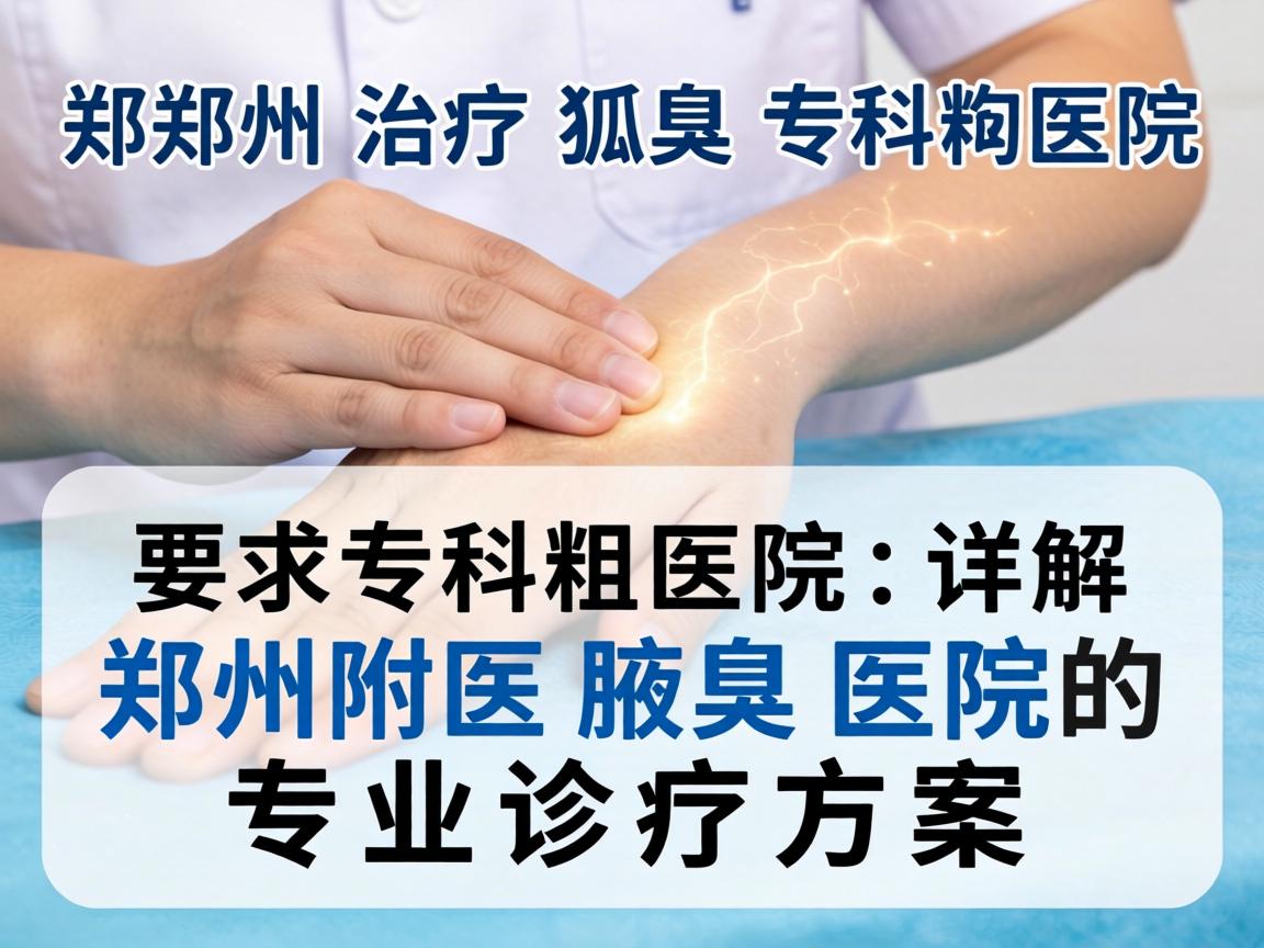 郑州治疗狐臭专科医院详解，郑州附医腋臭医院的专业诊疗方案