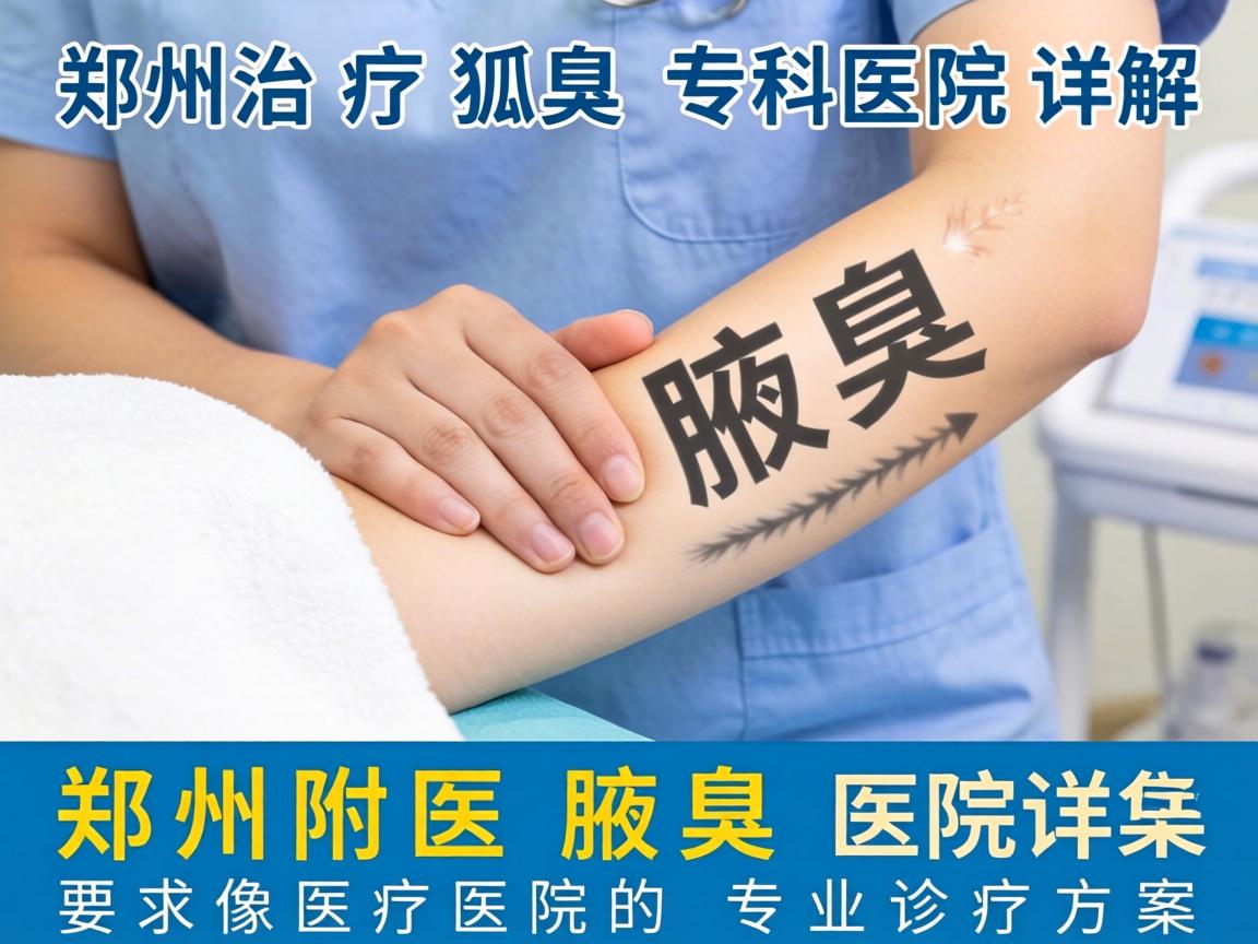 郑州治疗狐臭专科医院详解，郑州附医腋臭医院的专业诊疗方案