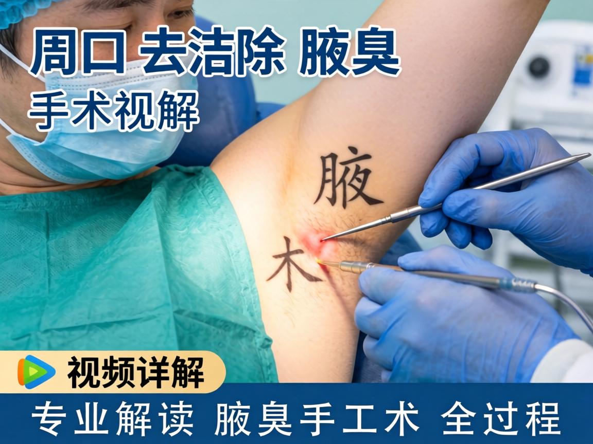 周口去除腋臭手术视频详解，专业解读腋臭手术全过程