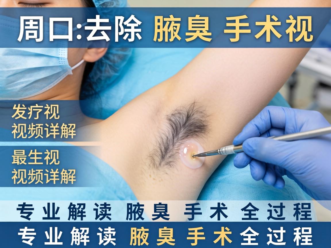 周口去除腋臭手术视频详解，专业解读腋臭手术全过程