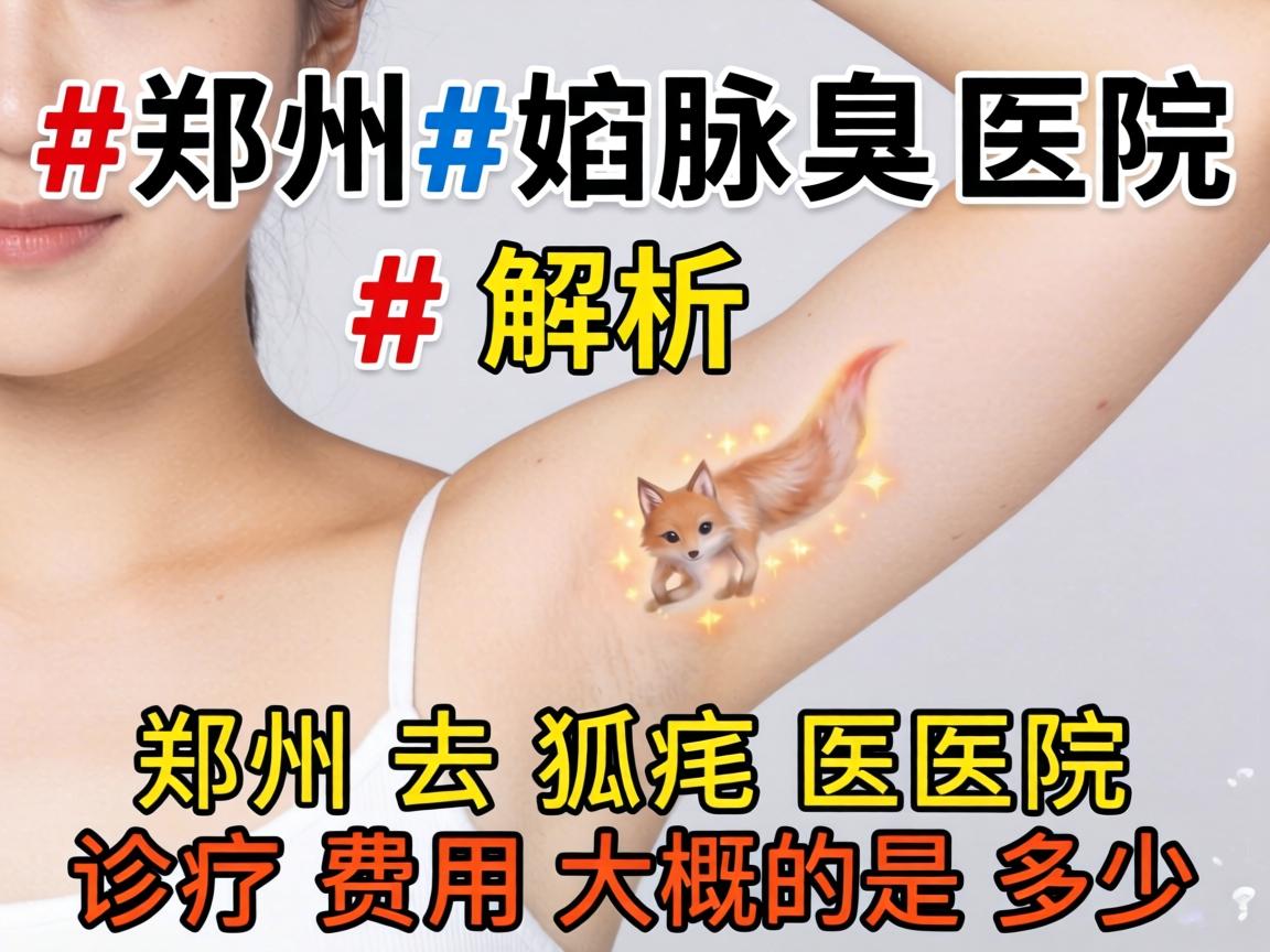 郑州腋臭医院解析，郑州去狐臭医院诊疗费用大概是多少？