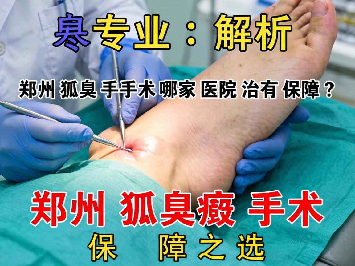 专业解析，郑州狐臭手术哪家医院治有保障？郑州狐臭手术保障之选