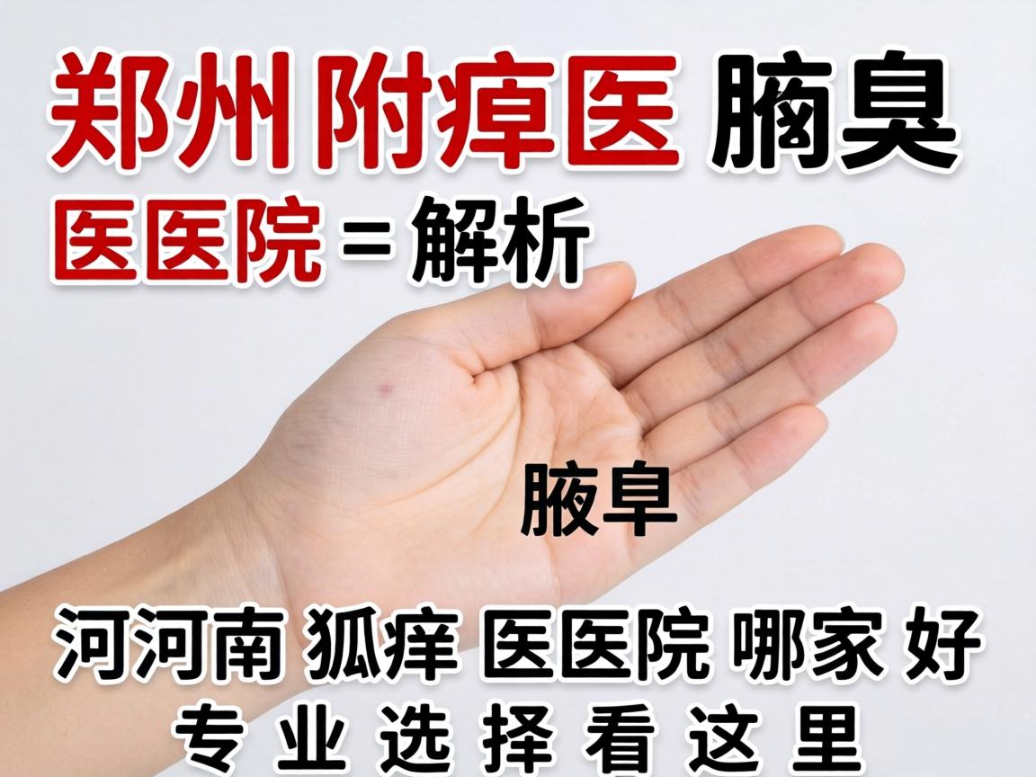 郑州附医腋臭医院解析，河南狐臭医院哪家好，专业选择看这里