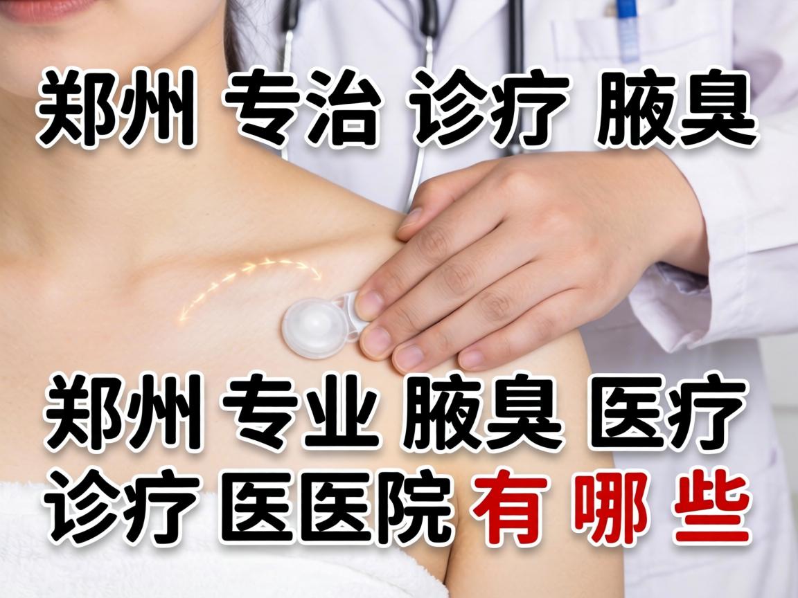 郑州治疗腋臭医院解析，郑州专业腋臭诊疗医院有哪些