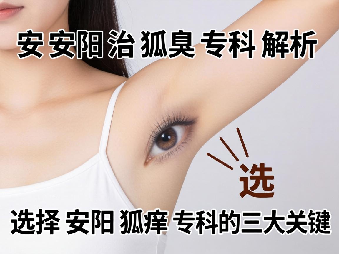 安阳治狐臭专科解析，选择安阳狐臭专科的三大关键