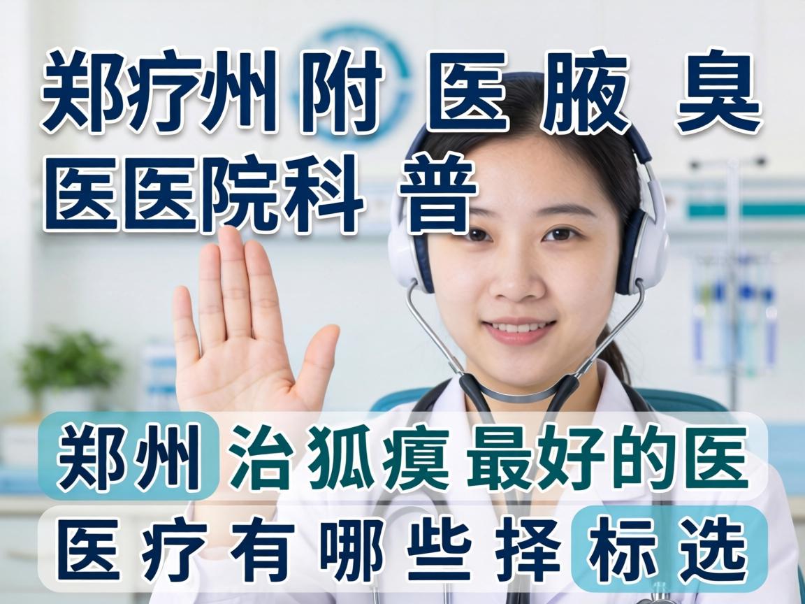 郑州附医腋臭医院科普，郑州治狐臭最好的医院有哪些选择标准