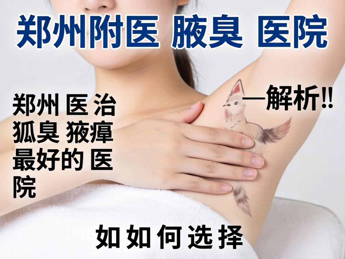 郑州附医腋臭医院解析，郑州医治狐臭最好的医院如何选择